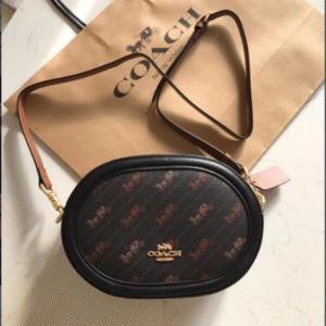 Coach Outlet Women's Bag Carriage Pattern Camera Bag - Black 14478