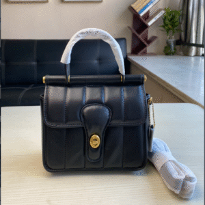 Coach Willis Mini Fat Messenger Handbag - Black 52686