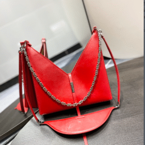 Givenchy Cut-out Chain Small Handbag - Red 65660