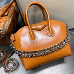 Givenchy Classic Antigona Motorcycle Large Bag - Orange 81919