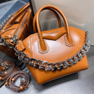 Givenchy Classic Antigona Motorcycle Small Bag - Orange 90577