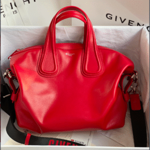 Givenchy Nightingale Calfskin Handbag - Red 13692