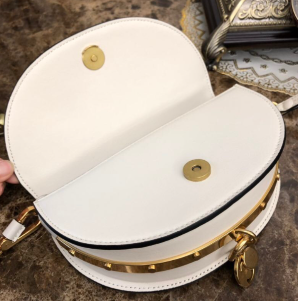Chleo Large Ring Design Nile Handbag - White 31867 - Image 3
