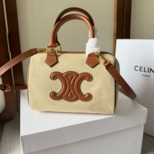 Celine Arc De Triomphe Small Boston Pillow Bag - Cream 24047