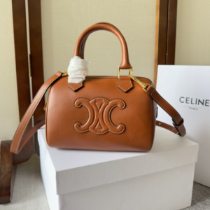 Celine Arc De Triomphe Small Boston Pillow Bag - Brown 22623