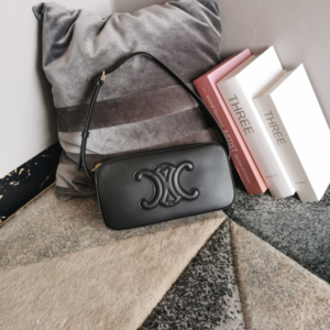 Celine Armpit Shoulder Bag - Black 87072