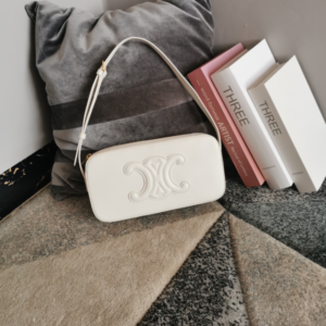 Celine Armpit Shoulder Bag - White 76508