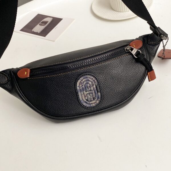 Coach Rivington Men's Waist Bag - Black 18091 - Image 4