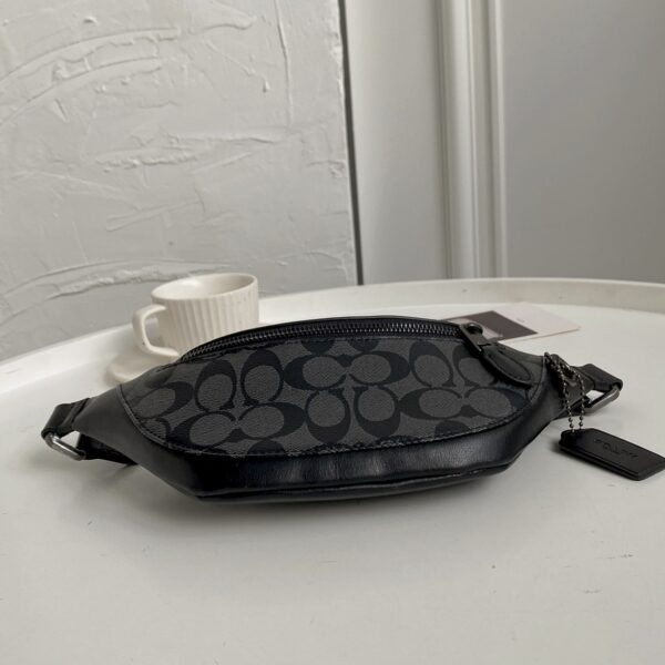Coach Mini Waist Bag - Black 39985 - Image 5