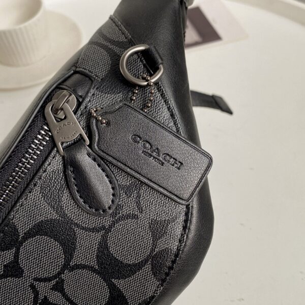 Coach Mini Waist Bag - Black 39985 - Image 2
