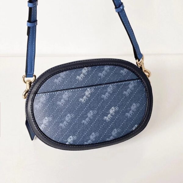 Coach Outlet Women's Bag Carriage Pattern Camera Bag - Blue 69530 - Image 4