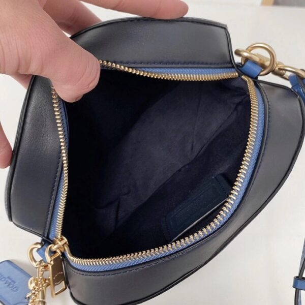 Coach Outlet Women's Bag Carriage Pattern Camera Bag - Blue 69530 - Image 2