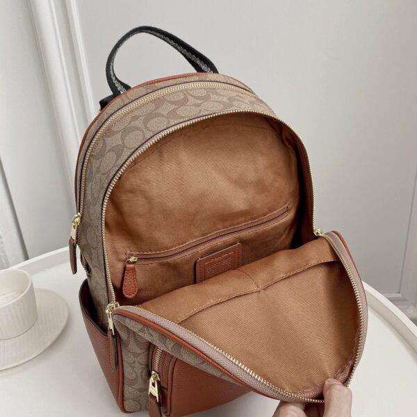 Coach Court Medium Women's Backpack - Brown 71768 - Image 2