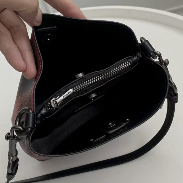 Coach New Mini Bucket Bag - Red 52147 - Image 2