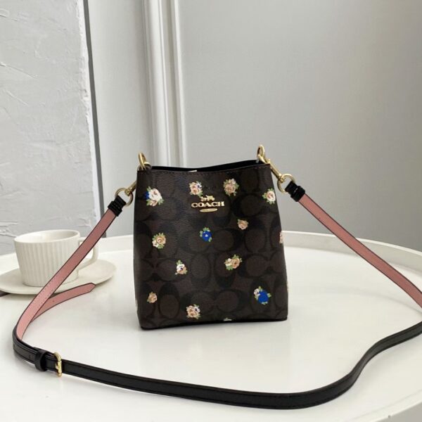 Coach New Mini Bucket Bag - Black 28906 - Image 3