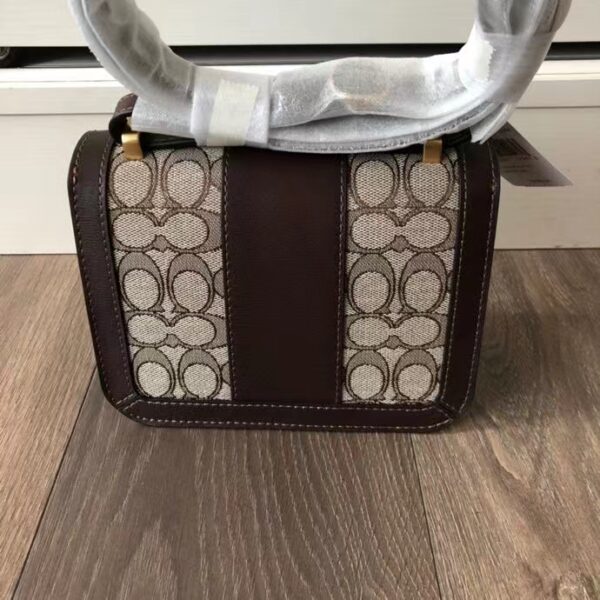 Coach Alie Series Small Handbag - Chocolate Brown 98541 - Image 4