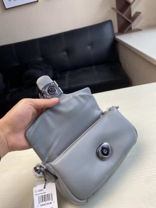 Coach Mini Pillow Fat Dionysian Cross-body Bag - Gray 23351 - Image 3