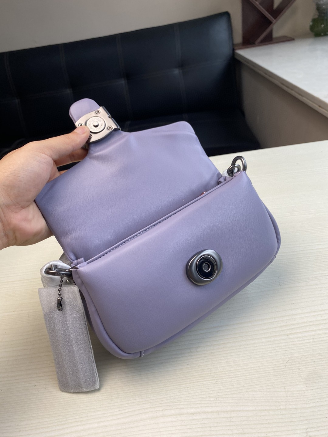 Coach Mini Pillow Fat Dionysian Cross-body Bag - Purple 17548 - Image 3