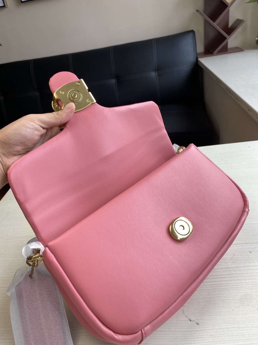 Coach Mini Pillow Fat Dionysian Cross-body Bag - Pink 52571 - Image 4
