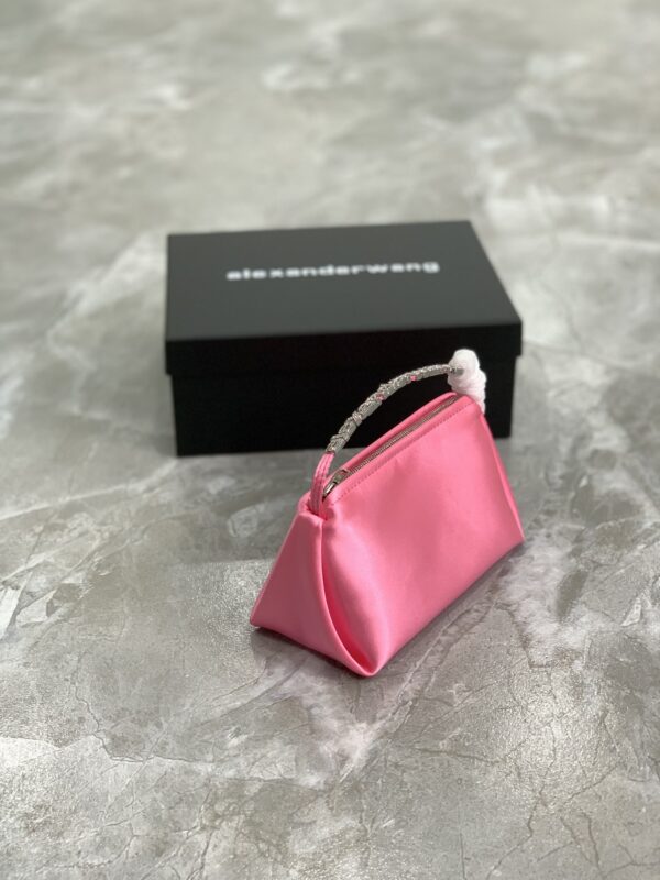 Alexander Wang Satin Clutch Bag - Pink 38818 - Image 5
