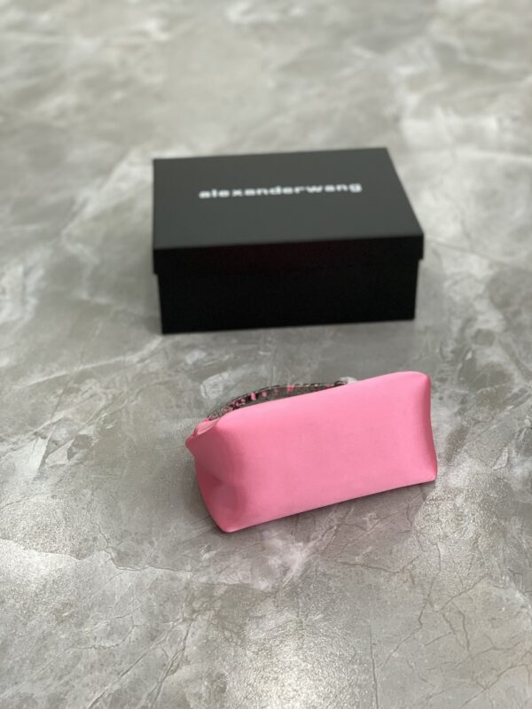 Alexander Wang Satin Clutch Bag - Pink 38818 - Image 4