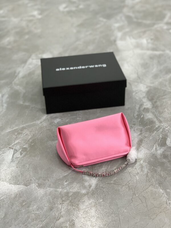 Alexander Wang Satin Clutch Bag - Pink 38818 - Image 3