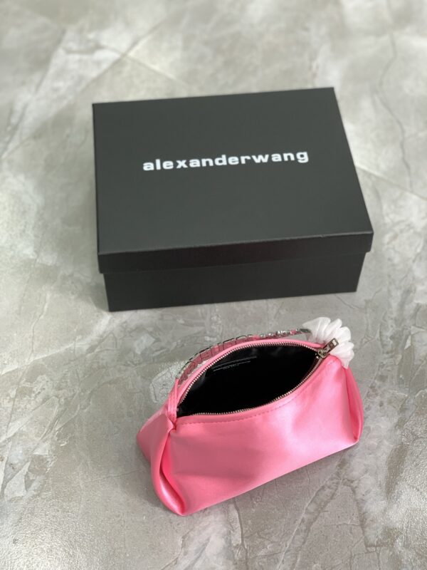 Alexander Wang Satin Clutch Bag - Pink 38818 - Image 2
