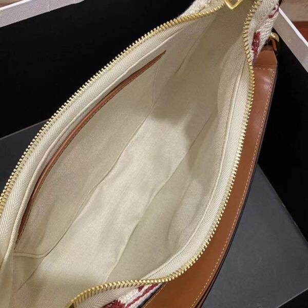 Celine Towel Armpit Crescent Bag - Brown 70323 - Image 2