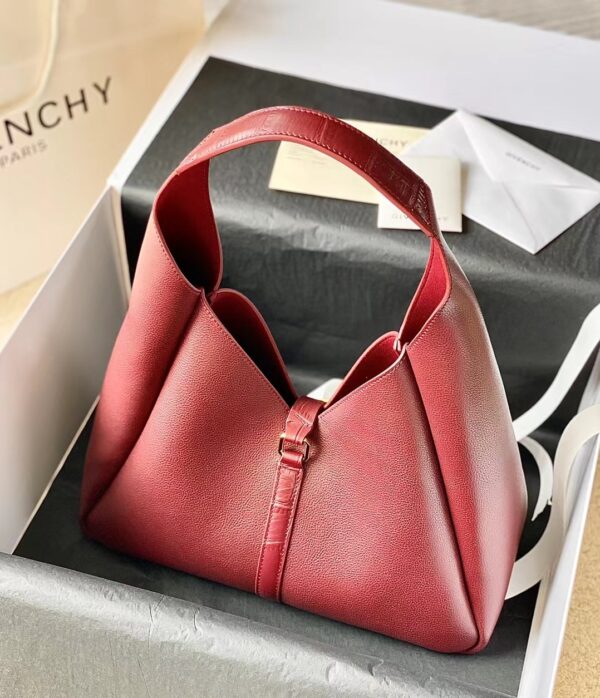 Givenchy G-hobo Handbag - Red 58164 - Image 5