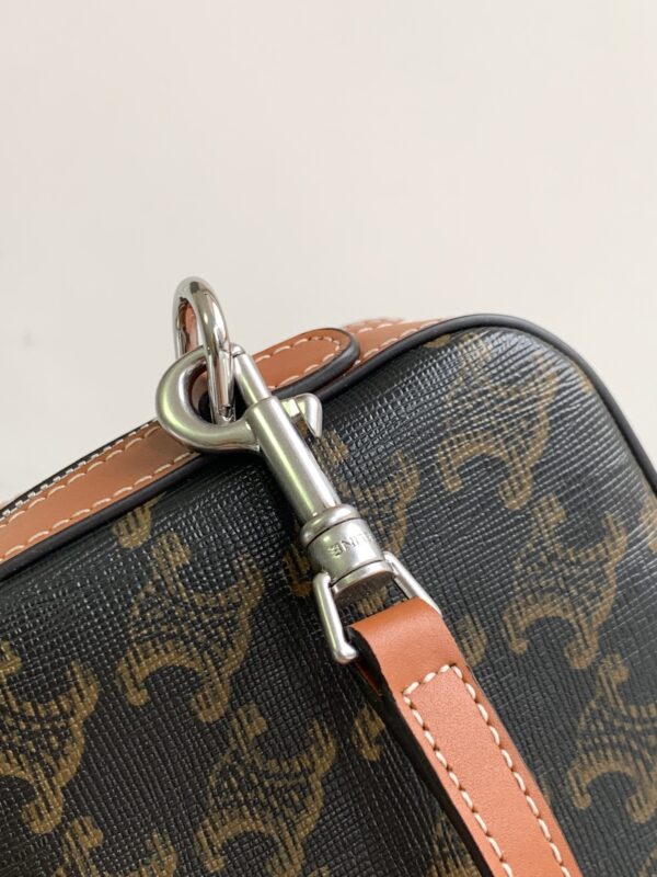 Celine Cube Box Logo Printed Three-dimensional Square Bag - Brown 29572 - Image 2