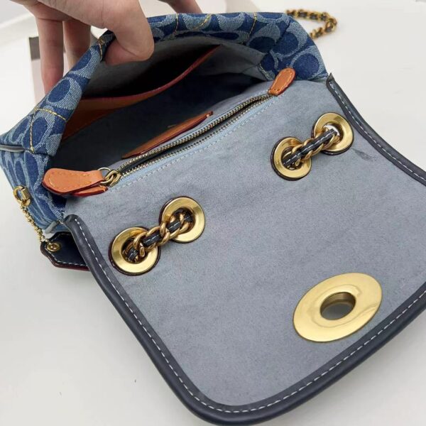 Coach Quilted Pillow Madison Small Shoulder Bag - Blue 23461 - Image 2