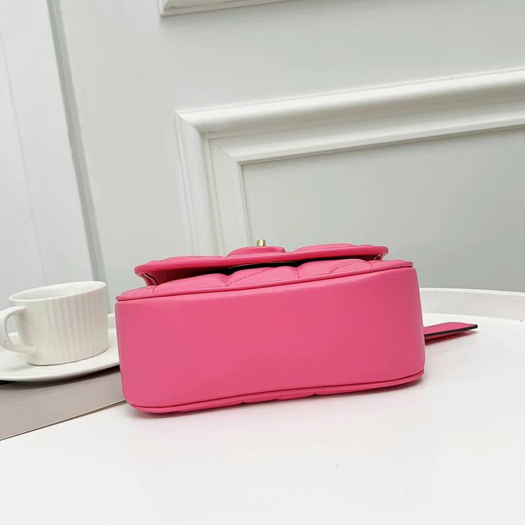 Coach Pillow Madison First-layer Armpit Crossbody Women's Bag - Dark Pink 76614 - Image 3