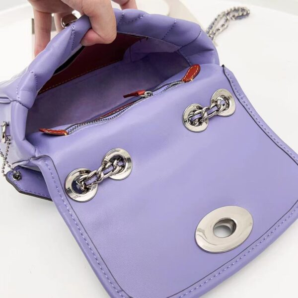 Coach Pillow Madison First-layer Armpit Crossbody Women's Bag - Purple 59134 - Image 2