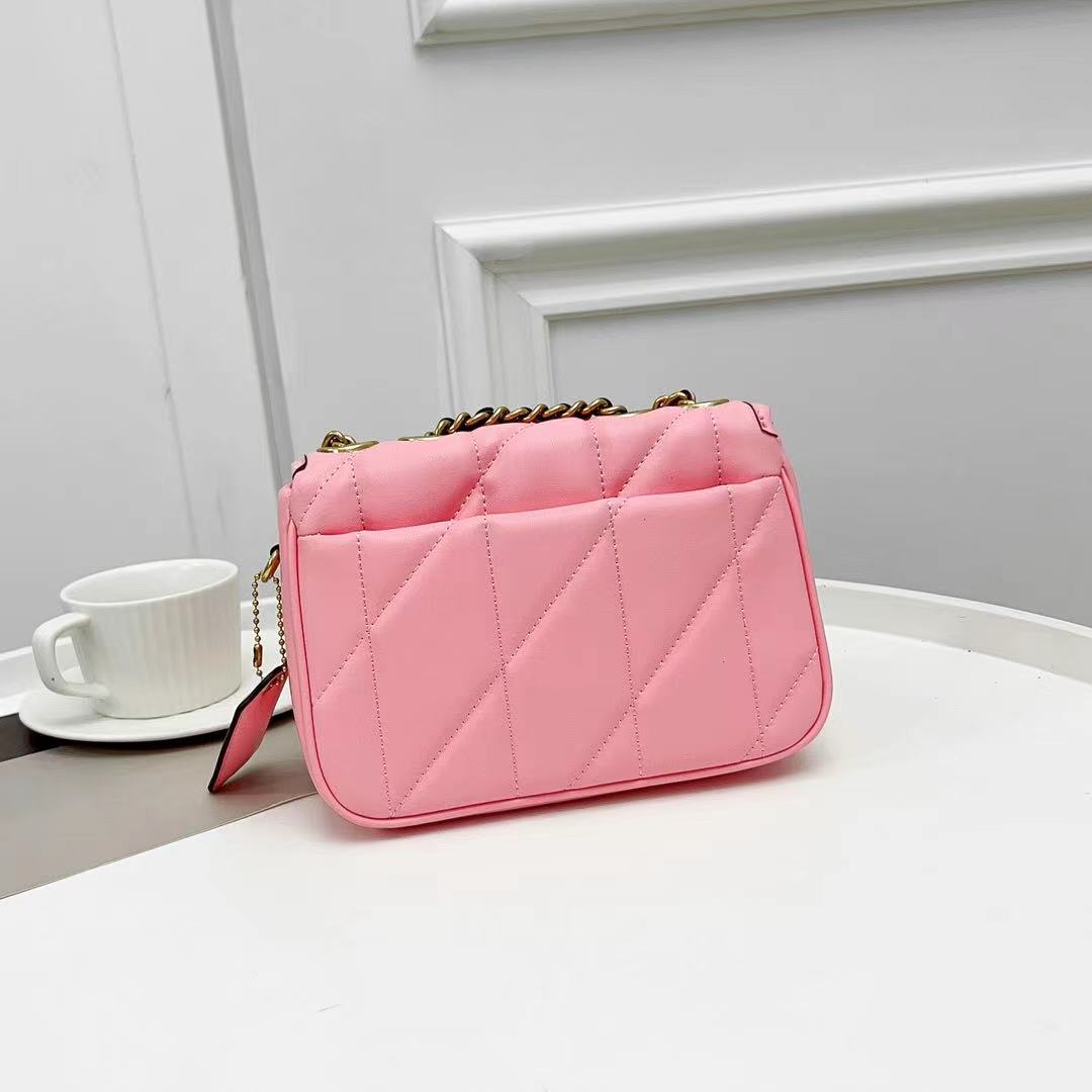 Coach Pillow Madison First-layer Armpit Crossbody Women's Bag - Pink 96327 - Image 5