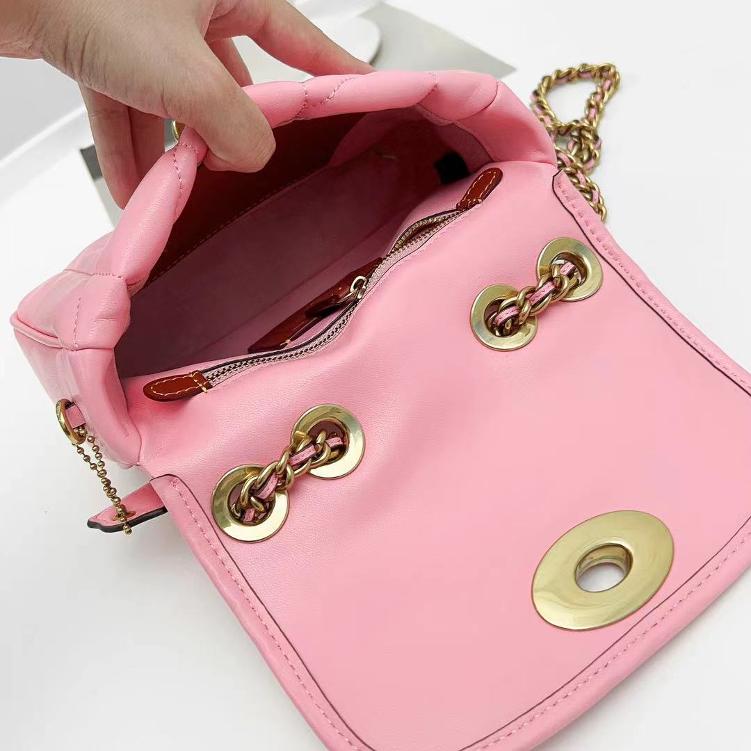 Coach Pillow Madison First-layer Armpit Crossbody Women's Bag - Pink 96327 - Image 2