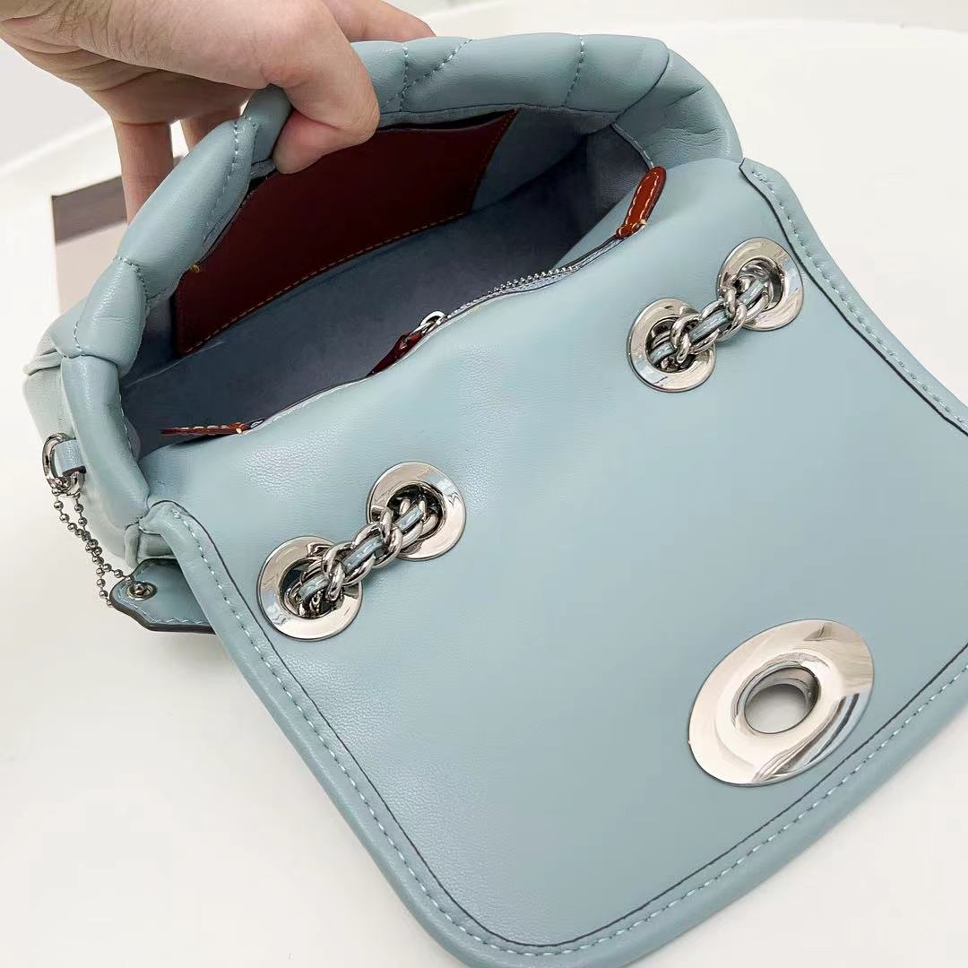 Coach Pillow Madison First-layer Armpit Crossbody Women's Bag - Blue 37337 - Image 2