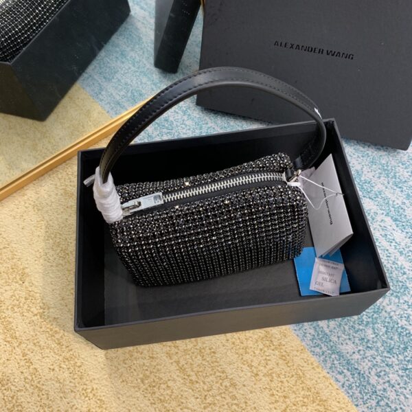 Alexander Wang Diamond Square Bag - Black 43225 - Image 5