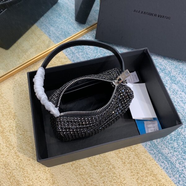 Alexander Wang Diamond Square Bag - Black 43225 - Image 3