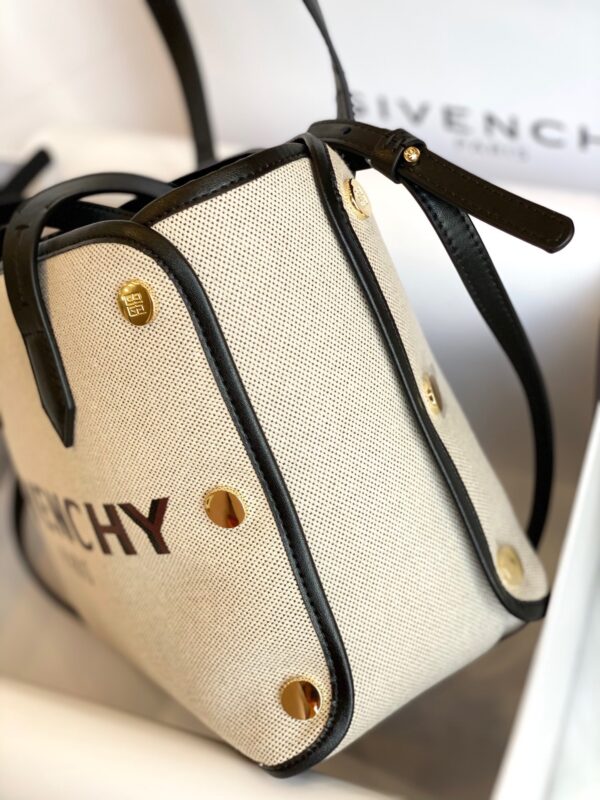 Givenchy  Bond Canvas Shopping Bag - Black 47852 - Image 4