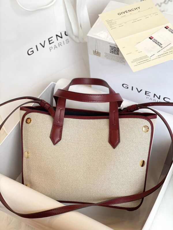 Givenchy  Bond Canvas Shopping Bag - Brown 73295 - Image 5