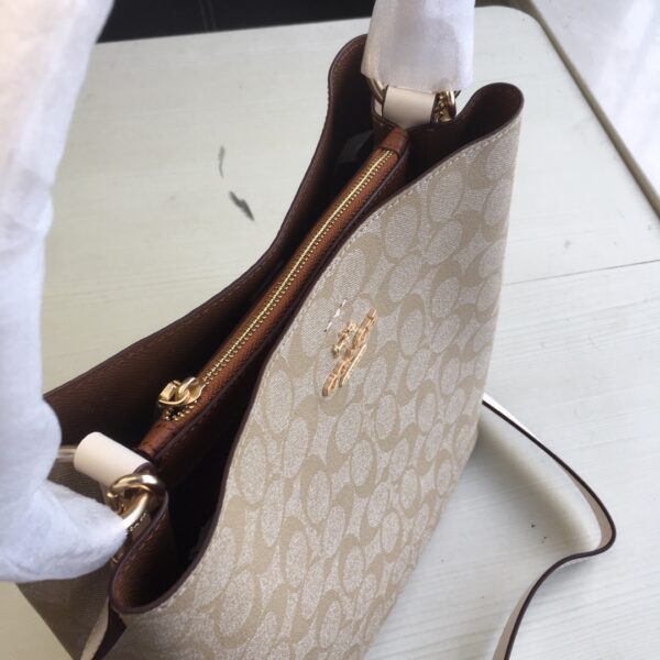 Coach Large Town Bucket Bag - White 53920 - Image 3