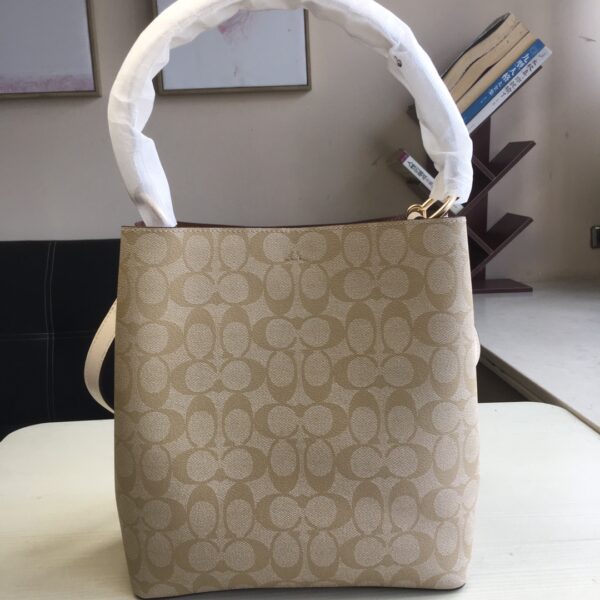 Coach Large Town Bucket Bag - White 53920 - Image 5