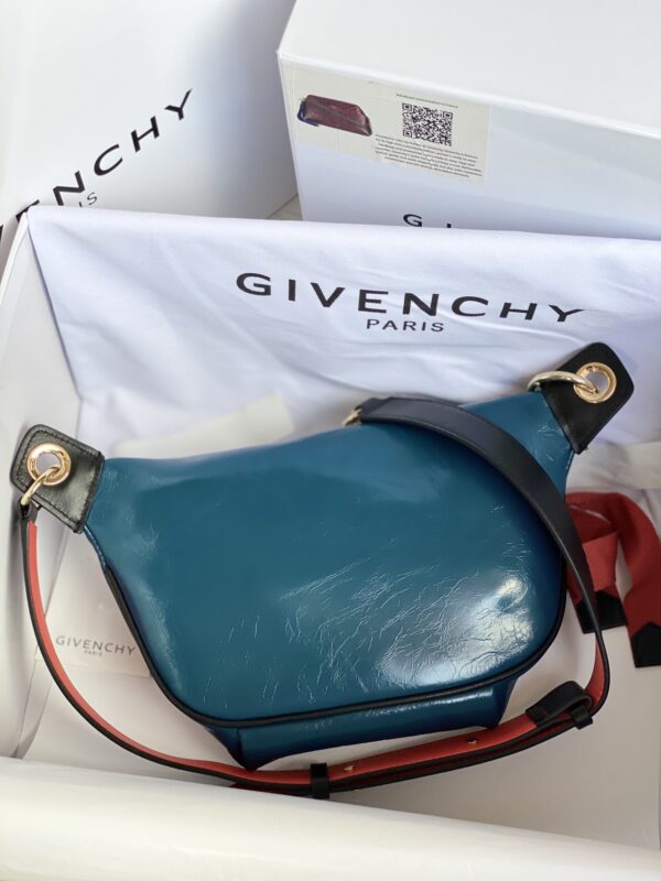 Givenchy Waxed Leather Waist Bag - Sea Green 90761 - Image 5