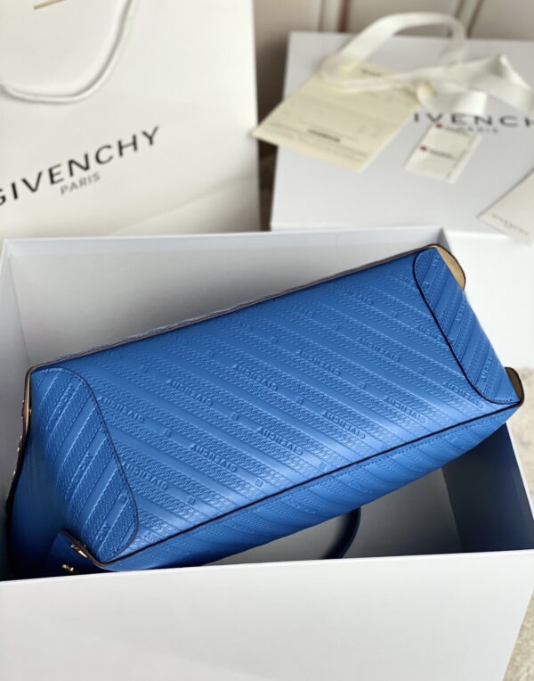 Givenchy Bond Embossed Calf Tote Bag - Royal Blue 37440 - Image 3