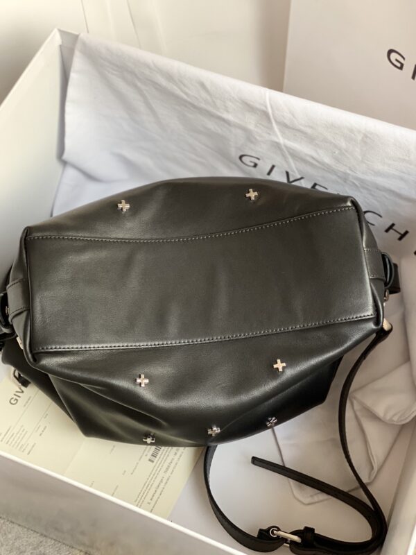 Givenchy Nightingale Calfskin Handbag - Black 95195 - Image 4