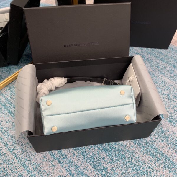 Alexander Wang Daren Rhinestone Bag - Light Blue 63734 - Image 2