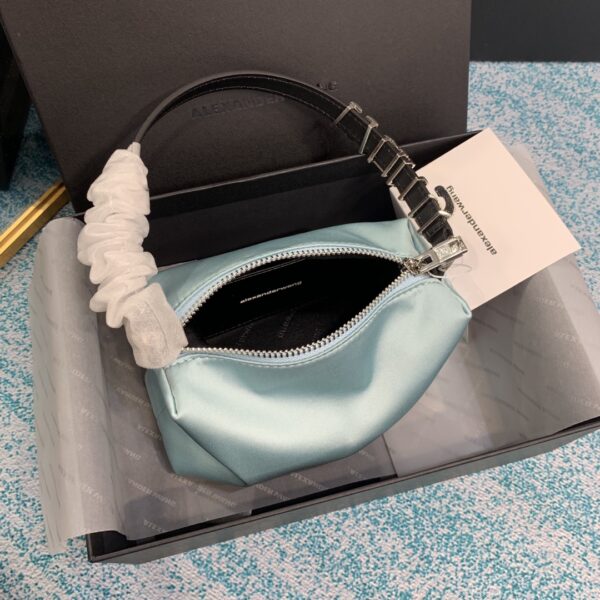 Alexander Wang Daren Rhinestone Bag - Light Blue 63734 - Image 5