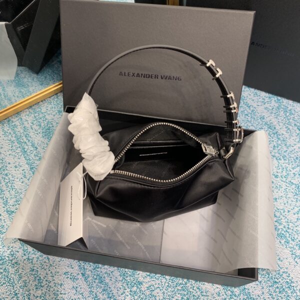Alexander Wang Daren Rhinestone Bag - Black 99527 - Image 3