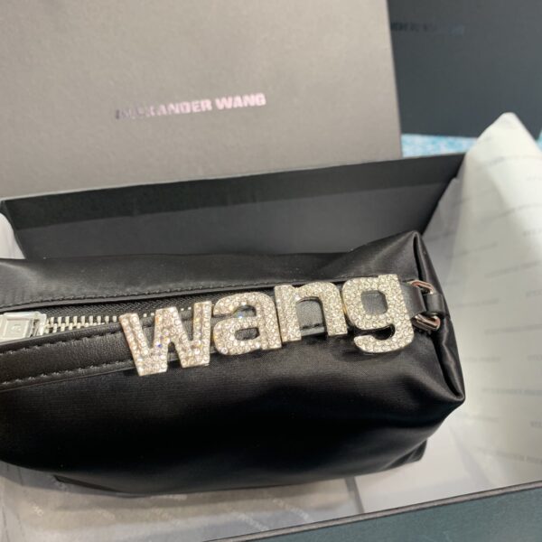 Alexander Wang Daren Rhinestone Bag - Black 99527 - Image 4
