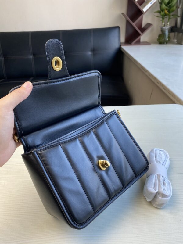 Coach Willis Mini Fat Messenger Handbag - Black 52686 - Image 3